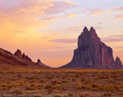 Shiprock Dawn, New Mexico (4x5)